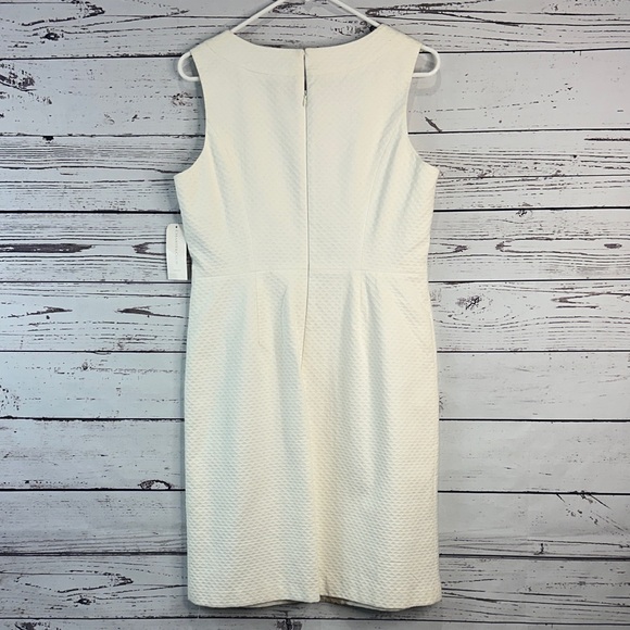 Charter Club Cream Dress with Gold Pattern - Picture 6 of 7